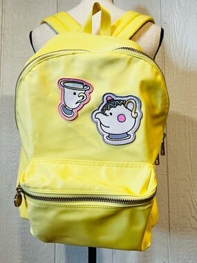 Stoney Clover Lane Yellow Patch Backpack with Mrs. Pots and Chip